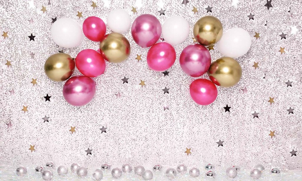 Kate Gâteau Smash Star Ballons rouges Toile de fond conçue par Emetselch