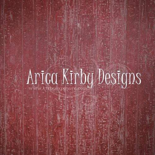 Katebackdrop£ºKate Retro Red Wood Wall Backdrop designed by Arica Kirby