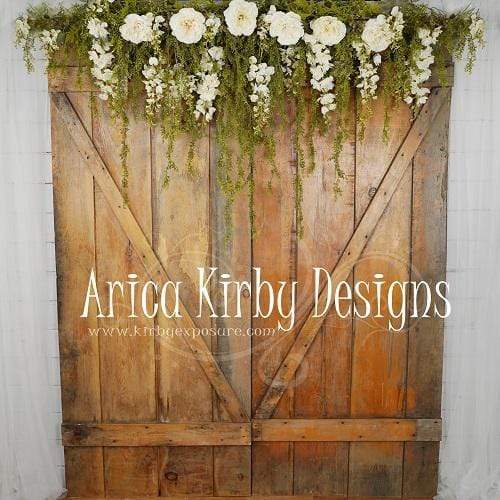Katebackdrop£ºKate Romantic Barn Doors Mother's Day backdrop designed by Arica Kirby