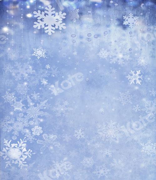 Kate Toile de fond de neige glacée de Noël / hiver conçue par JS Photographie