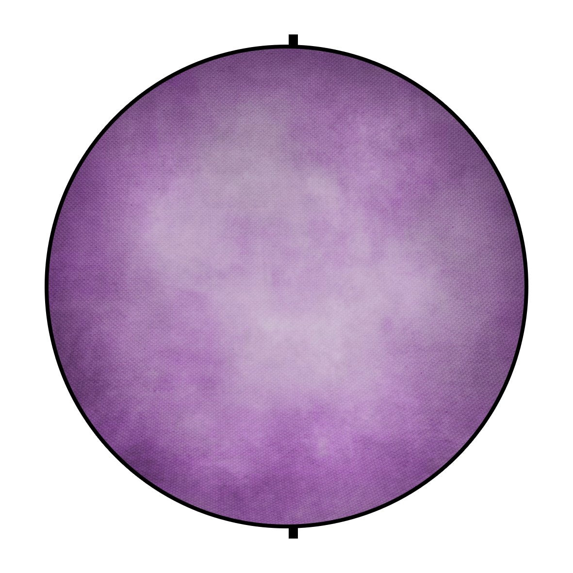 Kate Double-face Rond Abstrait Violet/Fleurs Photographie Toile de fond Pliable 5x5pi(1.5x1.5m)