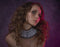 Katebackdrop：Kate Dark Purple Texture Abstract Background Photos Backdrop Portait