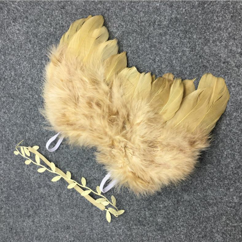 Kate Ailes de plumes Ange avec Bandeau pour Bébé Accessoires photo - Kate Backdrop FR