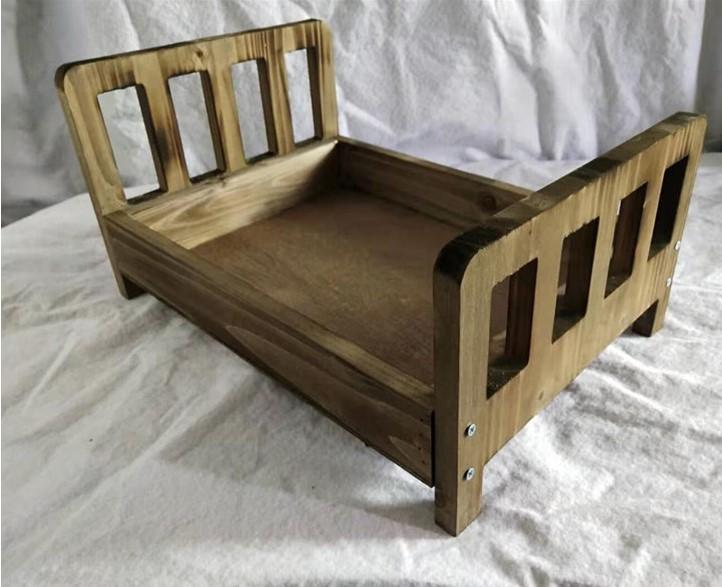 Kate Lit bébé petit lit en bois nouveau-né accessoires photo