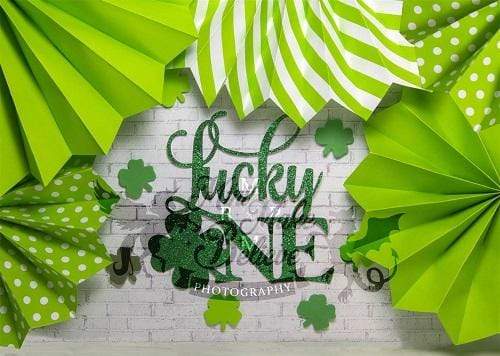 Katebackdrop£ºKate St. Patrick's Day Backdrop Lucky One Designed by Mini MakeBelieve