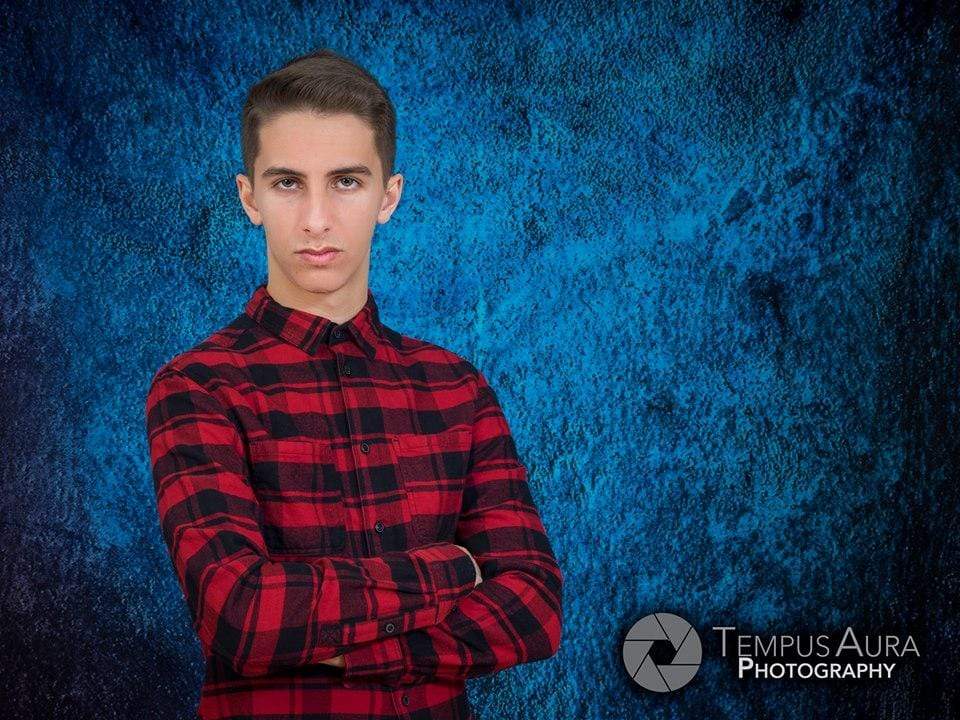 Katebackdrop：Kate Textured Photo Backdrops deep blue abstract
