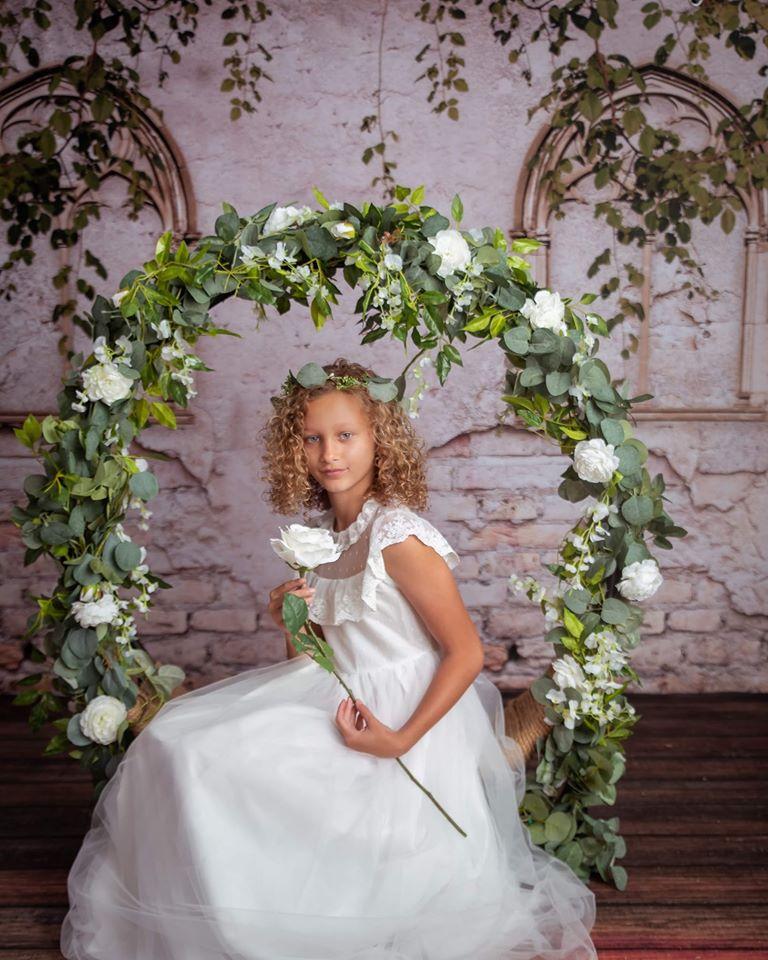 Kate Mur de briques Été Verdure Toile de fond pour la photographie - Kate Backdrop FR
