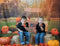 Kate Halloween Photography Backdrop For Party Pumpkins Grassland - Katebackdrop