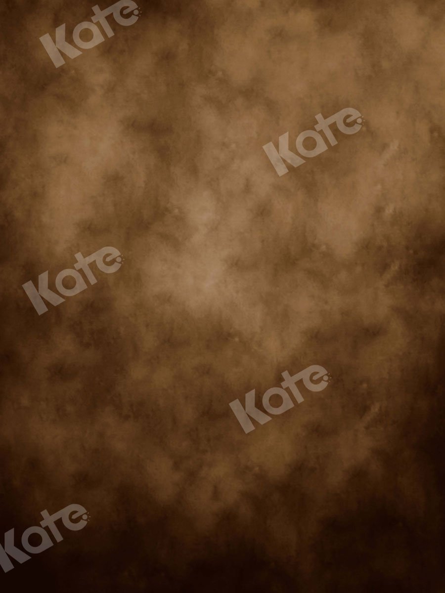 Kated Abstrait Brun rustique Portrait Toile de fond pour la photographie - Kate Backdrop FR
