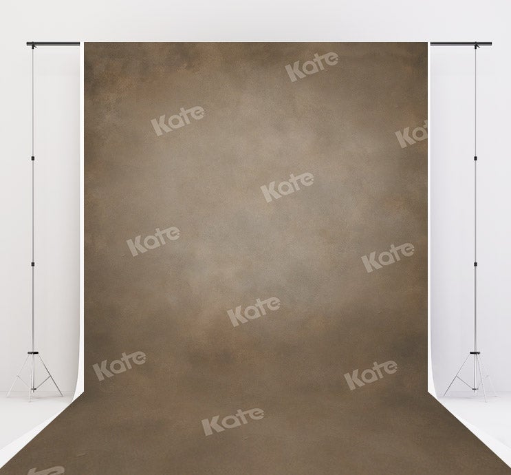 Kate Sweep Mur-à-Sol Abstrait Marron Portrait Toile de fond pour la photographie - Kate Backdrop FR
