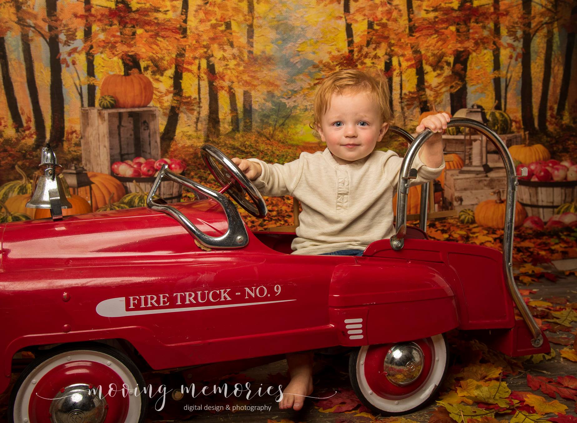 Kate Feuille d'automne Action de grâces Citrouilles Toile de fond conçu par Jerry_Sina - Kate Backdrop FR