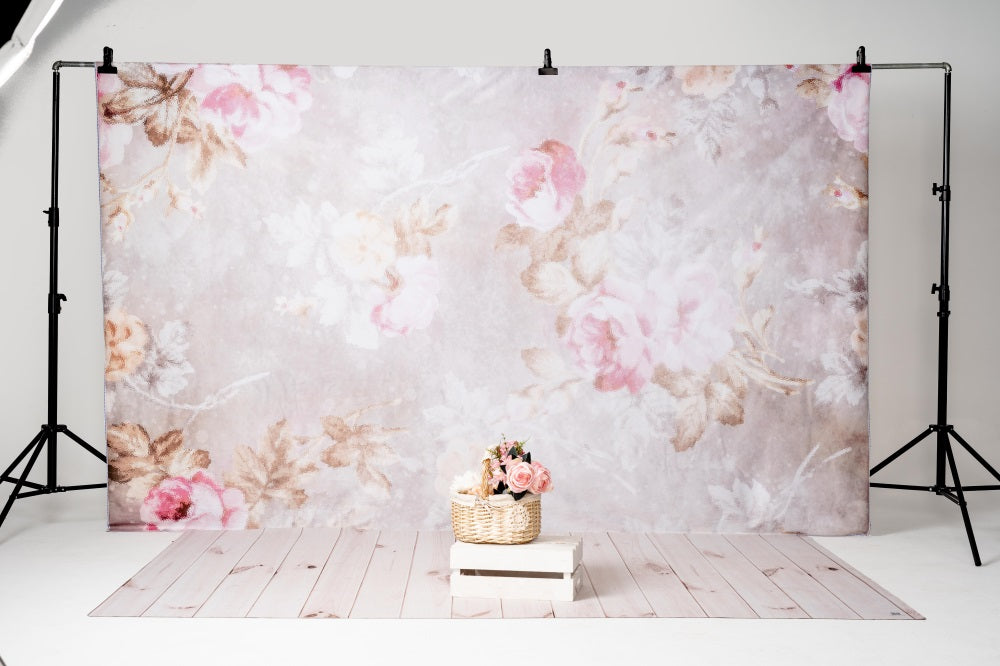 Kate Fleurs Bokeh Rétro Fête des mères Toile de fond conçue par JFCC - Kate Backdrop FR