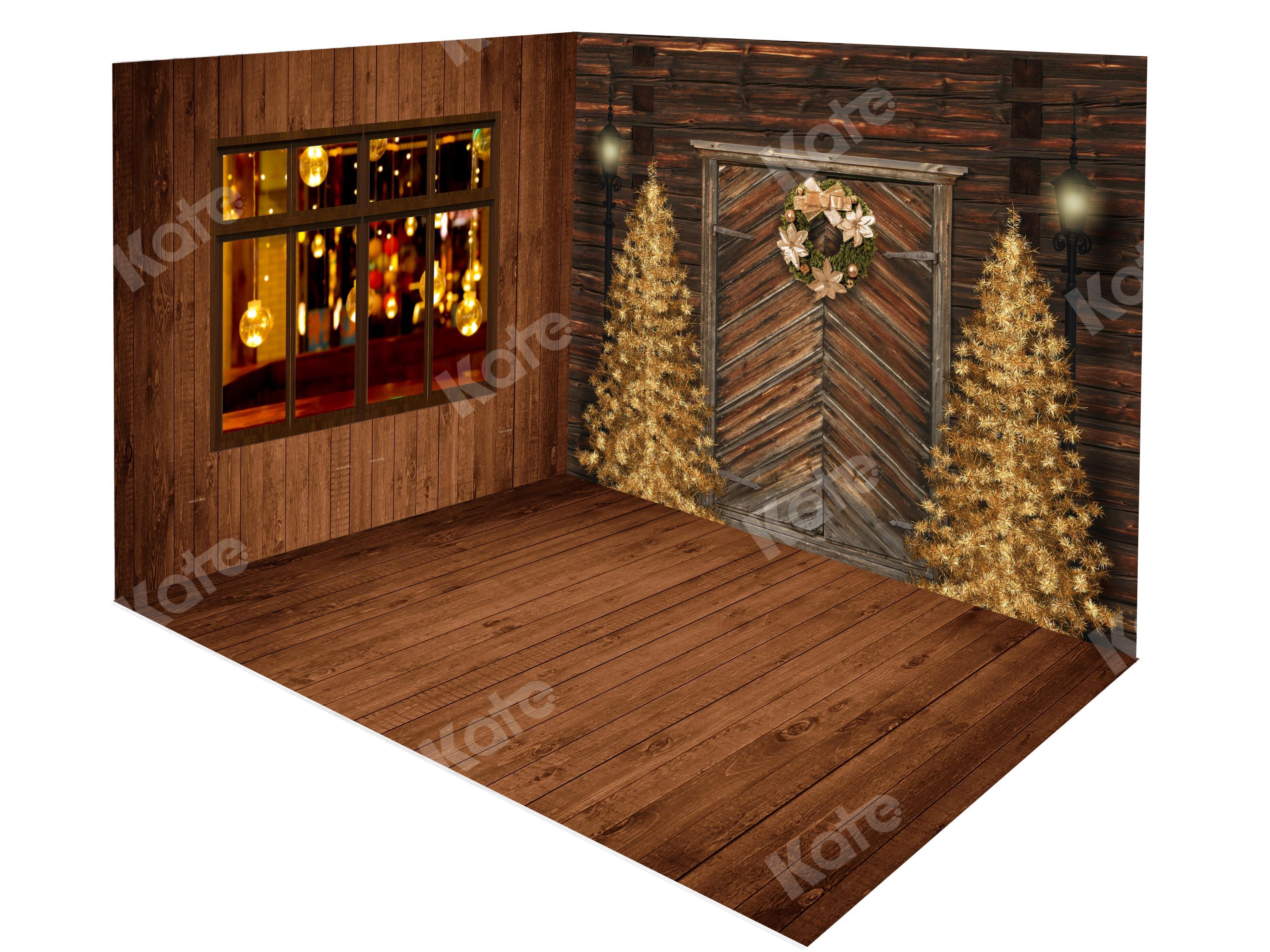 Kate Intérieur Bois Arbres de Noël Ensemble de chambre (8ftx8ft&10ftx8ft&8ftx10ft)