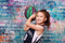 Katebackdrop£ºKate Brick Wall Photography Backdrops Colorful Painting Graffiti Backdrop