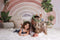 Kate Boho Arc-en-ciel Oreiller Toile de fond conçu par Mandy Ringe - Kate Backdrop FR