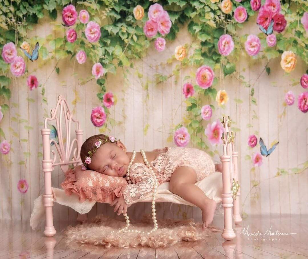 Katebackdrop£ºKate Flower Easter Backdrop wood Floral Background photography