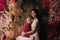 Kate Fleurs abstraites Rouge Rétro Toile de fond conçue par Jerry_Sina - Kate Backdrop FR
