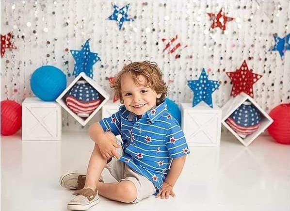Katebackdrop£ºKate 4th of July Banner Independence Day Backdrop for Photography Designed by Lisa B