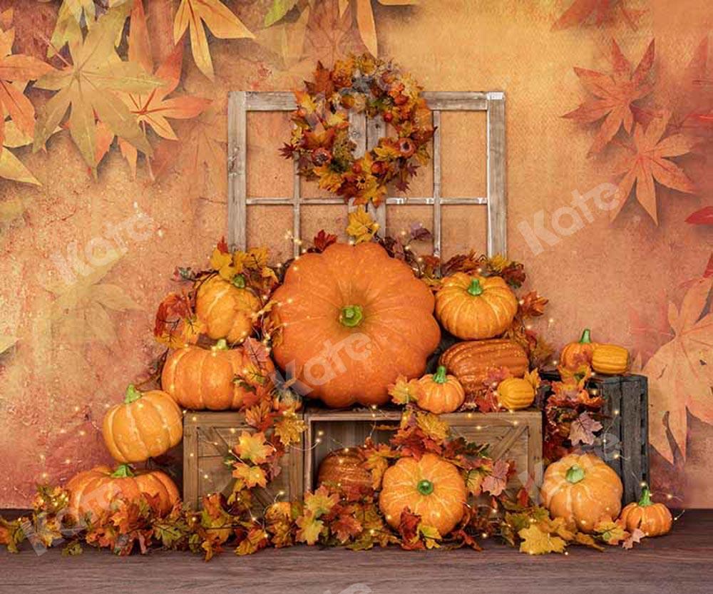 Kate Toile de fond citrouille d'automne Halloween conçue par Emetselch