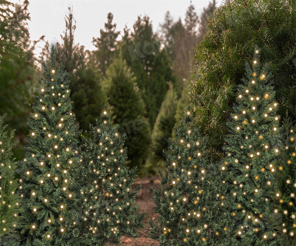 Kate Arbres de Noël Toile de fond Forêt pour la photographie - Kate Backdrop FR