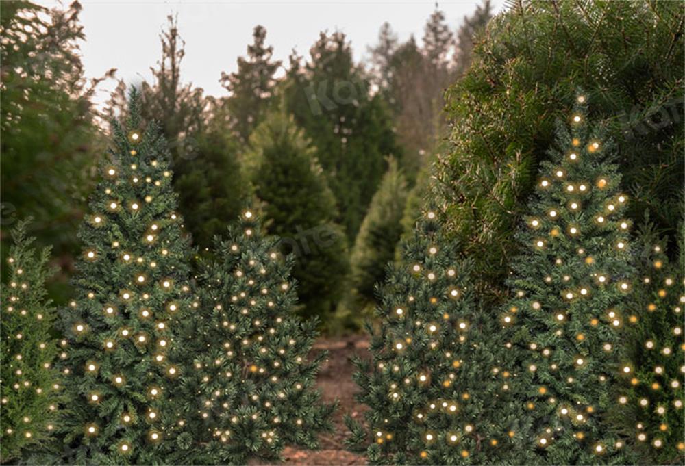 Kate Arbres de Noël Toile de fond Forêt pour la photographie - Kate Backdrop FR