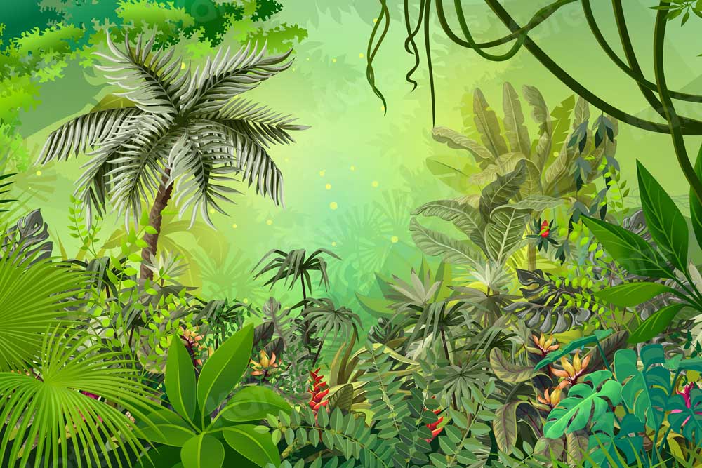 Kate Forêt Tropicale Été Toile de fond pour la photographie - Kate Backdrop FR