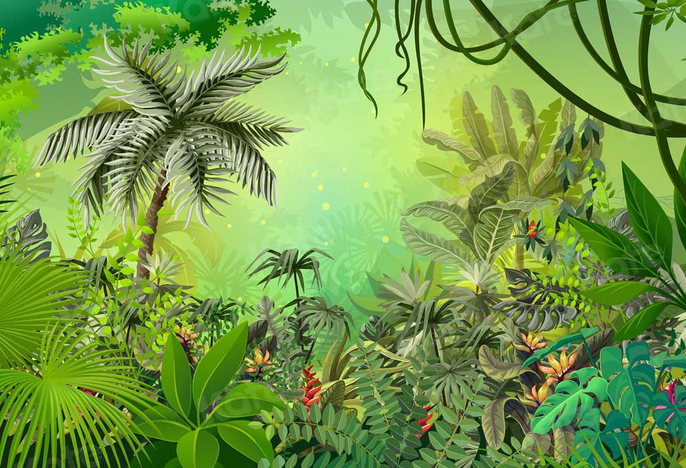 Kate Forêt Tropicale Été Toile de fond pour la photographie - Kate Backdrop FR