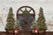 Kate Porte de grange Arbres de Noël Rétro Porte Toile de fond pour la photographie - Kate Backdrop FR