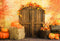 Kate Porte de grange Citrouille Automne Toile de fond pour la photographie - Kate Backdrop FR