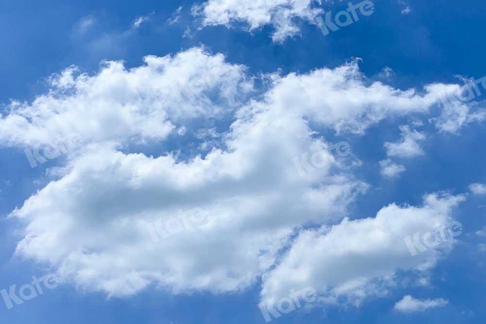 Kate Ciel Bleu Nuage Blanc Toile de fond conçu par Emetselch - Kate Backdrop FR