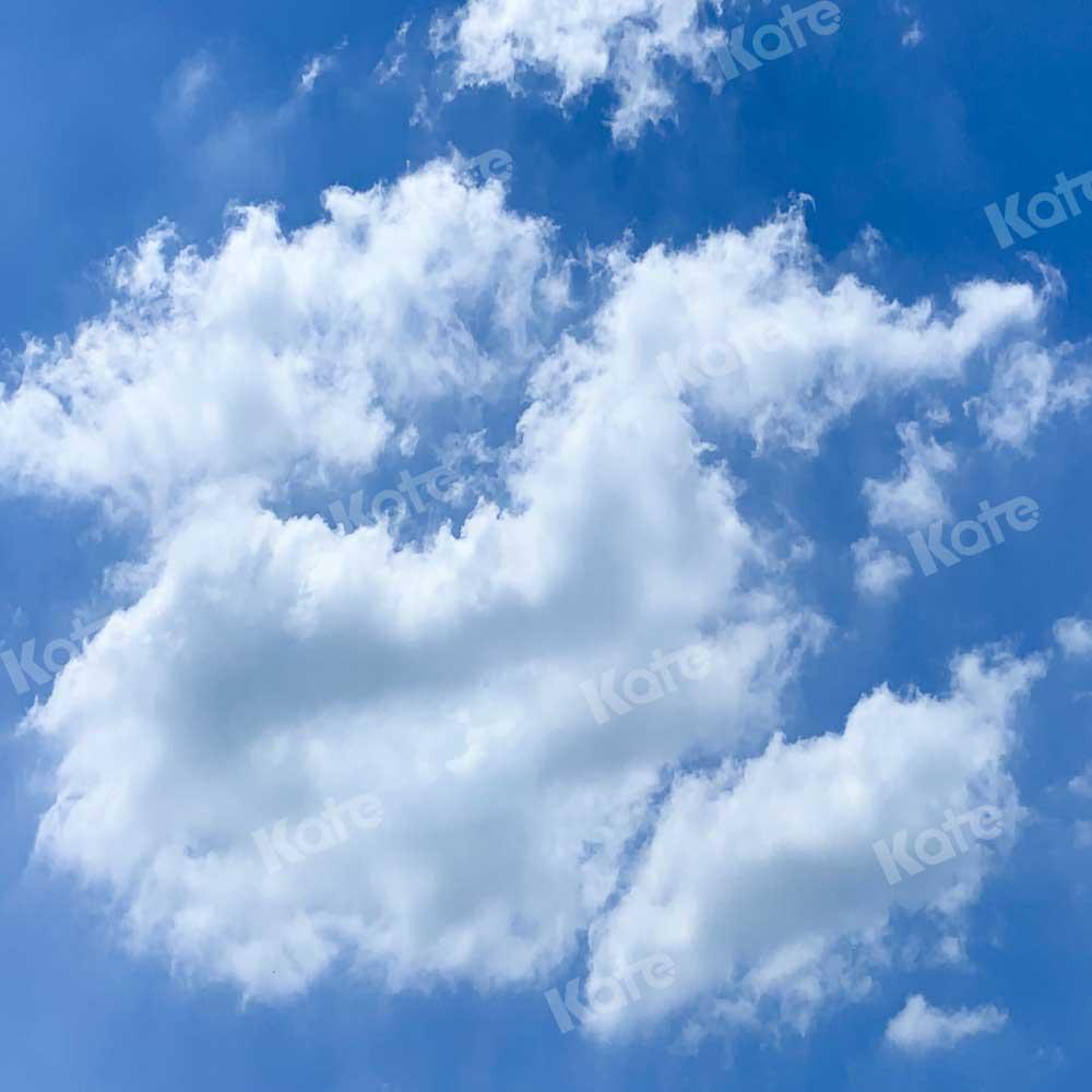 Kate Ciel Bleu Nuage Blanc Toile de fond conçu par Emetselch - Kate Backdrop FR