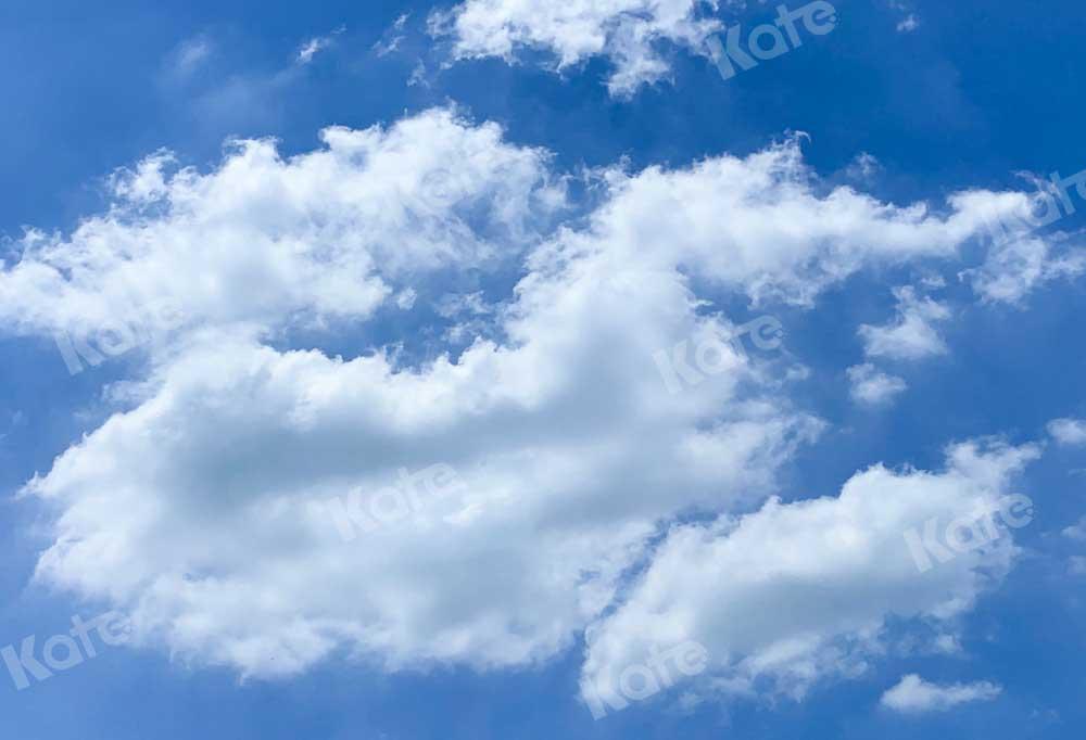 Kate Ciel Bleu Nuage Blanc Toile de fond conçu par Emetselch - Kate Backdrop FR
