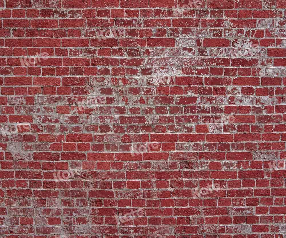 Kate toile de fond de brique rétro rouge vieux mur conçu par chaîne photographie