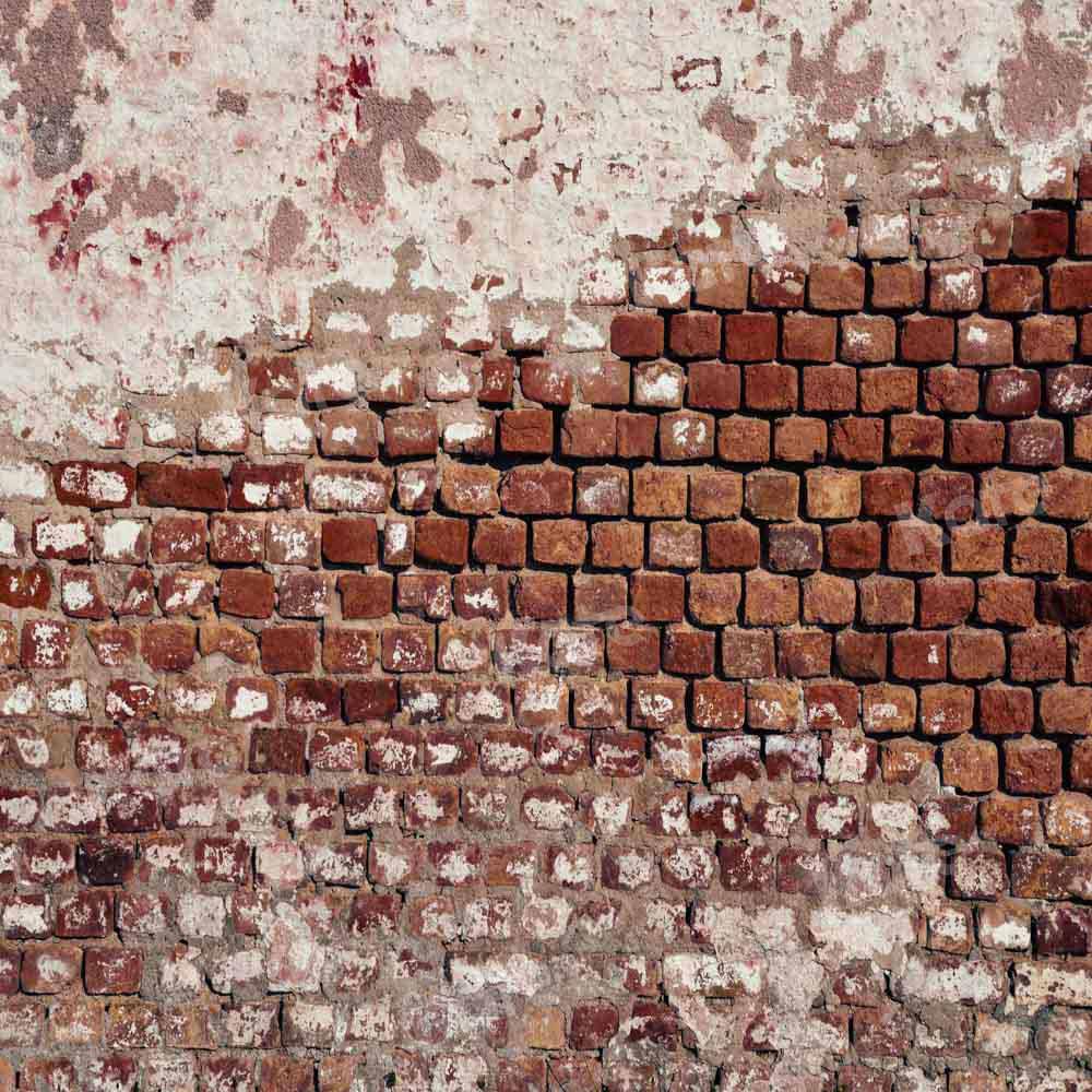 Kate mur de briques rouges rétro en toile de fond conçu par Kate image