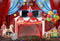 Kate Ballon Carnaval Cirque Rouge Enfant Toile de fond pour la photographie - Kate Backdrop FR