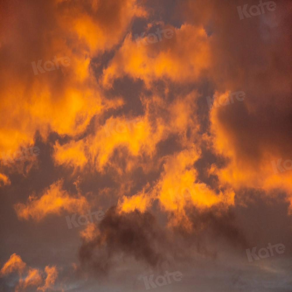 Kate Paysage Nuages Toile de Fond Sunset Glow Conçu par Kate Image