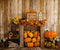 Kate Tournesols Maison en bois Citrouille Automne Toile de fond conçue par Emetselch - Kate Backdrop FR