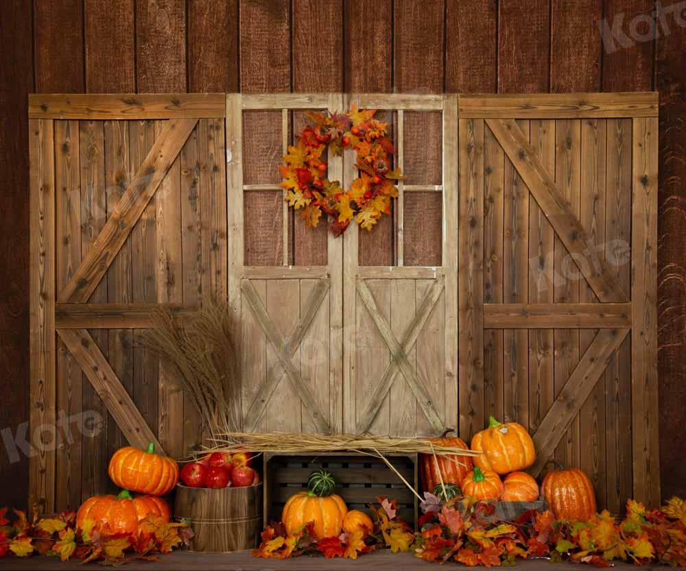 Kate Citrouille Automne Halloween Toile de fond conçue par Emetselch - Kate Backdrop FR