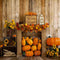 Kate Tournesols Maison en bois Citrouille Automne Toile de fond conçue par Emetselch - Kate Backdrop FR