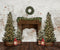 Kate Couronne Cheminée Hiver Noël Toile de fond pour la photographie - Kate Backdrop FR