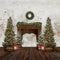 Kate Couronne Cheminée Hiver Noël Toile de fond pour la photographie - Kate Backdrop FR