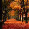 Kate Jaune Forêt Automne Arbres Toile de fond conçue par Chain Photography - Kate Backdrop FR