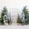 Kate Arbres Hiver Noël Blanc Toile de fond pour la photographie - Kate Backdrop FR