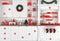Kate Cuisine Blanc & Rouge Noël Toile de fond pour la photographie - Kate Backdrop FR