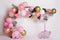 Kate Ballons Safari Rose Enfant Anniversaire Animaux Toile de fond conçue par Megan Leigh - Kate Backdrop FR