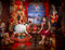 Kate Fenêtres Intérieur Arbres Noël Ensemble de chambre (8pix8pi&10pix8pi&8pix10pi) - Kate Backdrop FR